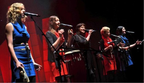 Acclaimed Australian group Coco’s Lunch wowed the audience with their a cappella act.