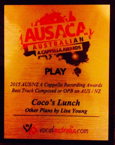 ‘Other Plans’ wins Best Song Composed at AUSACA Play Awards!